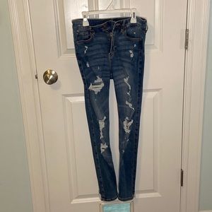 Hollister Medium Wash Super Skinny Jeans
